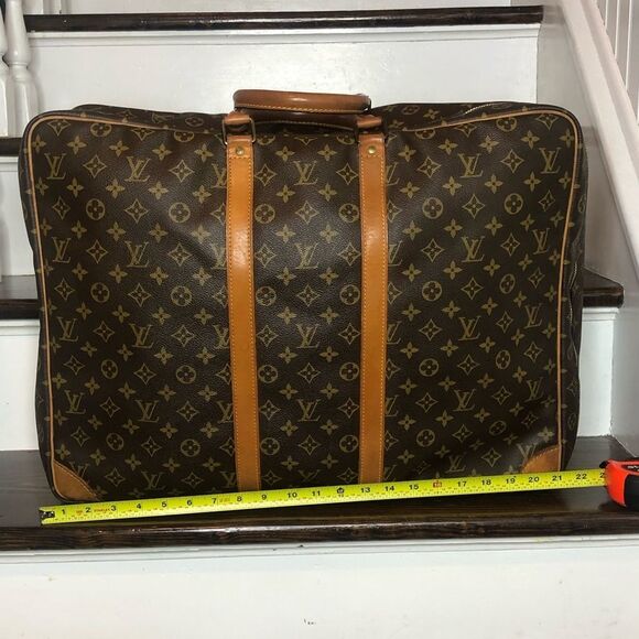 LOUIS VUITTON Sirius 55 Travel Bag LV Monogram Suitcase Overnight Bag Authentic - Picture 9 of 17